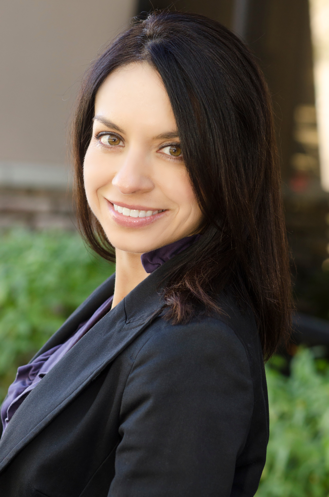 Attractive smiling business woman